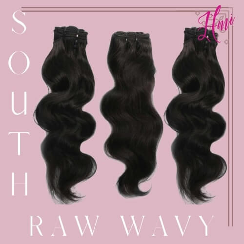 South Indian raw wavy