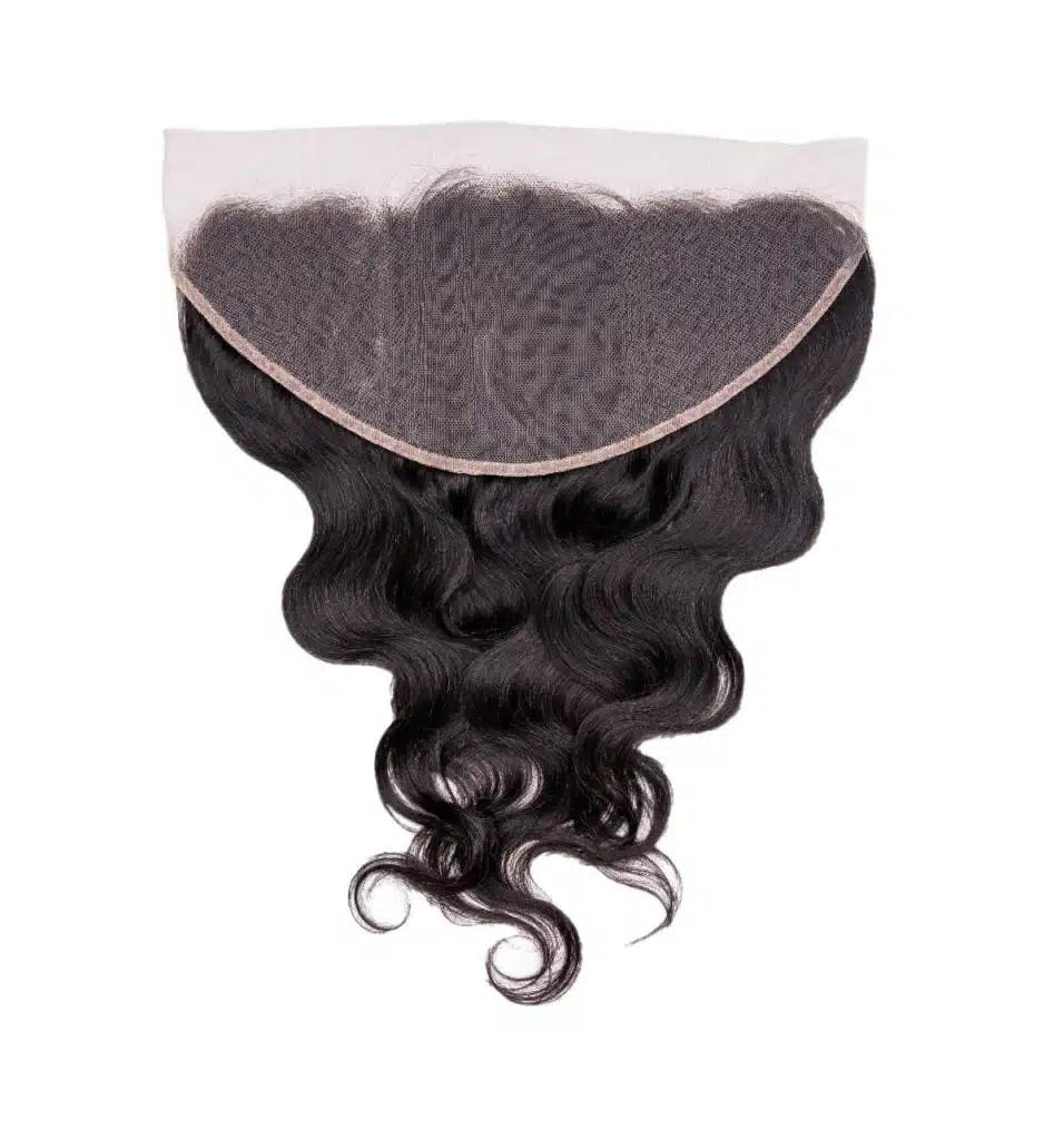 Frontal 13x6 transparent wavy 14   back   Hair Maiden India Los Angeles
